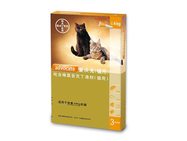 吡虫啉莫昔克丁滴剂（猫用4kg以内）